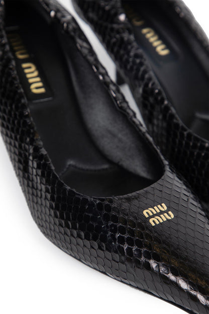 Snakeskin Pumps