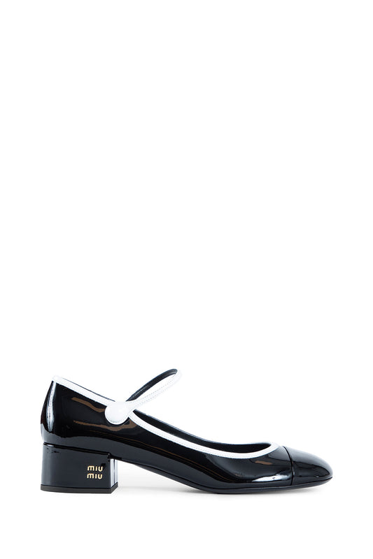 MIU MIU WOMAN BLACK&WHITE PUMPS