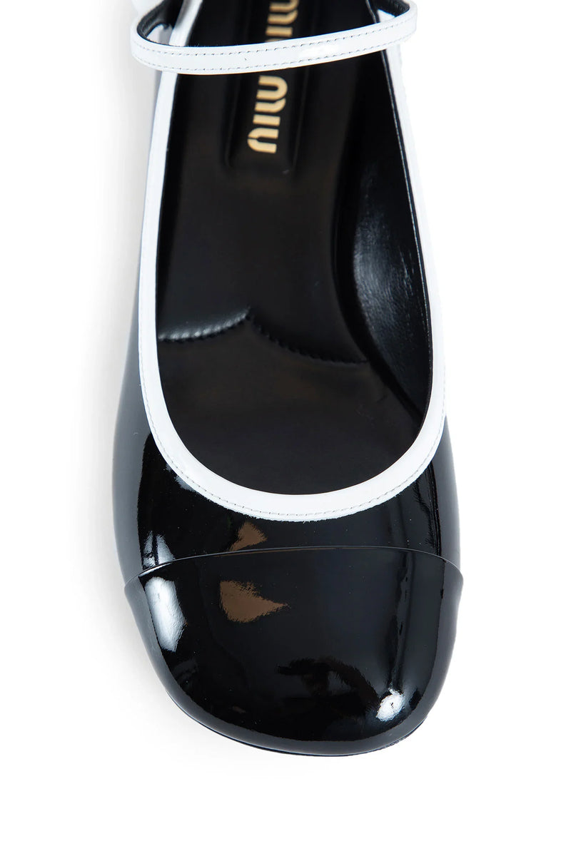 Two-Tone Patent Leather Mary Jane Pumps - Antonioli.eu