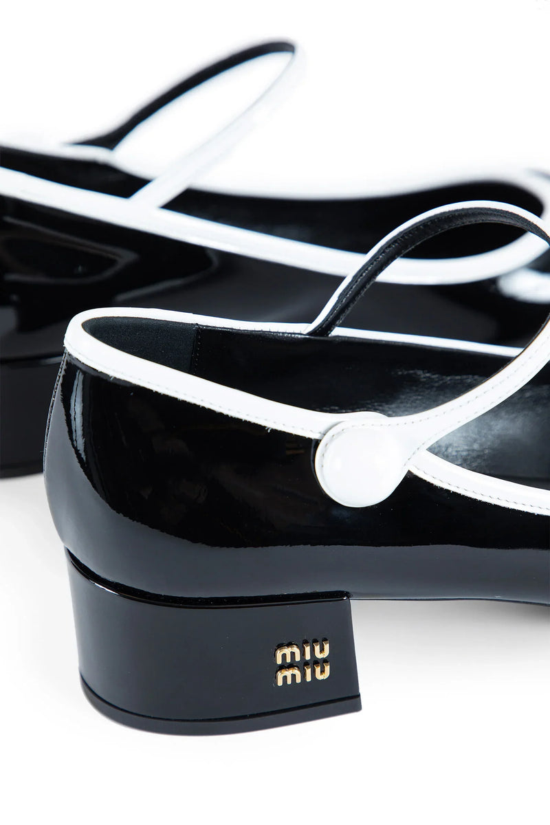 Two-Tone Patent Leather Mary Jane Pumps - Antonioli.eu