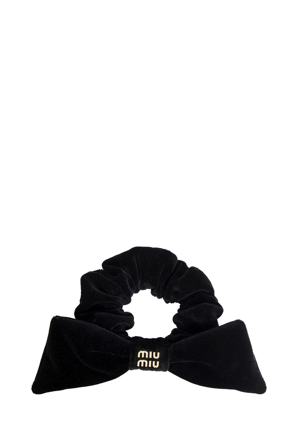 MIU MIU WOMAN BLACK HAIR ACCESSORIES