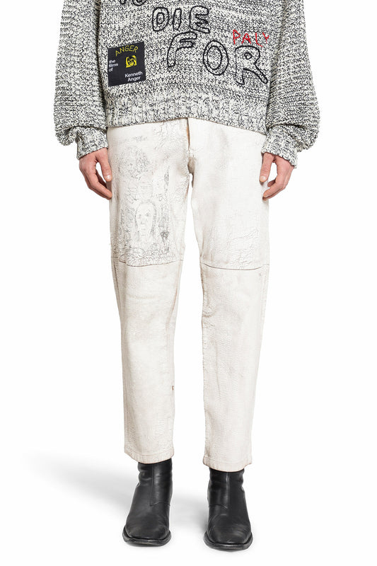 PALY HOLLYWOOD MAN OFF-WHITE TROUSERS