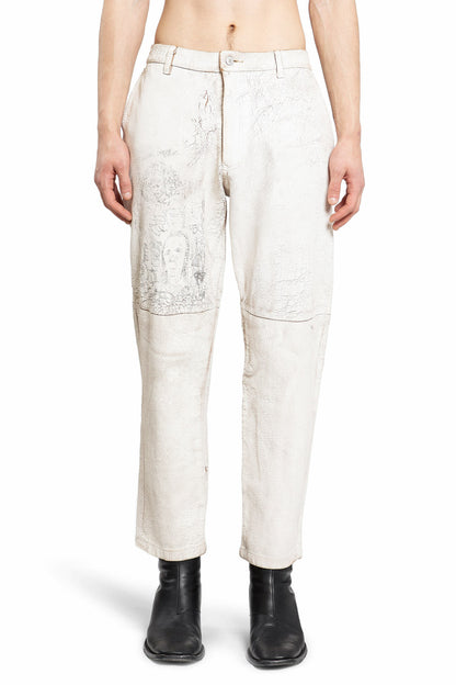 PALY HOLLYWOOD MAN OFF-WHITE TROUSERS