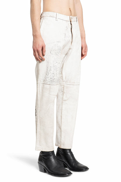 PALY HOLLYWOOD MAN OFF-WHITE TROUSERS