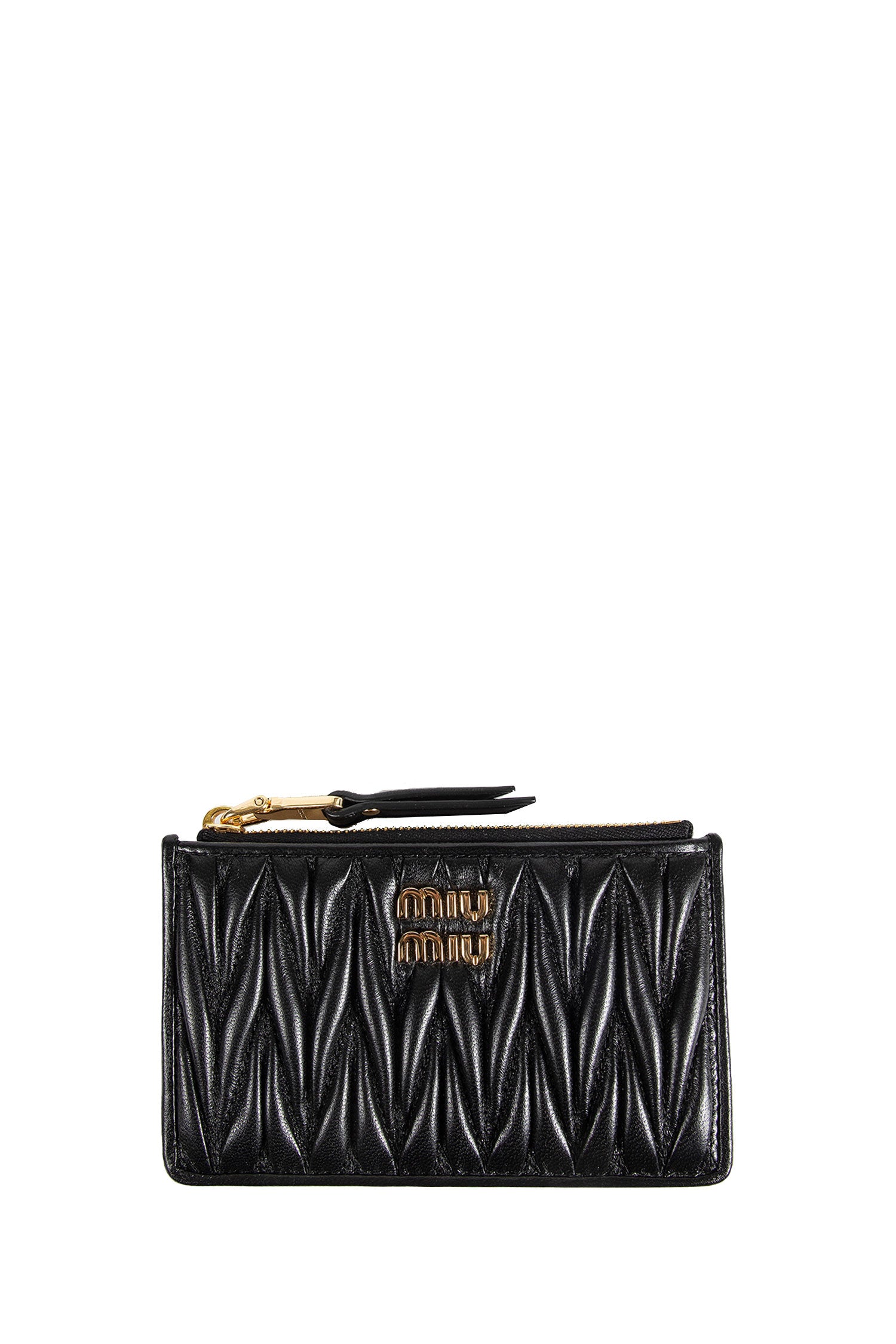 Matelassé Leather Card Holder