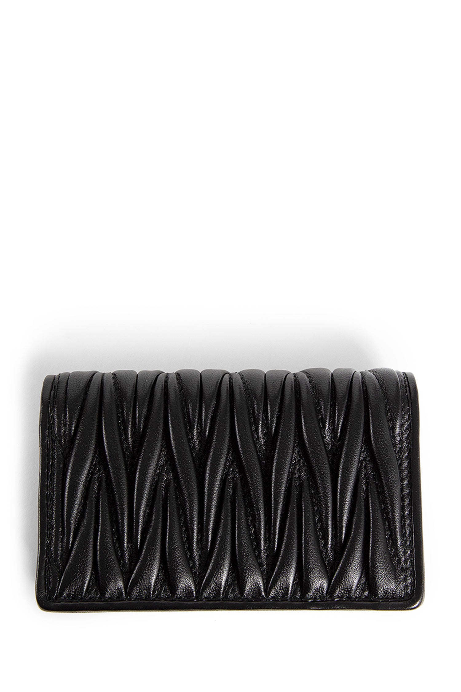 MIU MIU WOMAN BLACK WALLETS & CARDHOLDERS