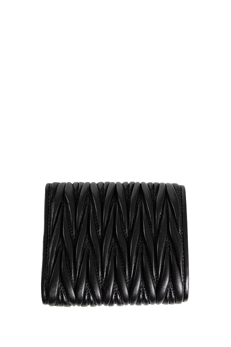 MIU MIU WOMAN BLACK WALLETS & CARDHOLDERS