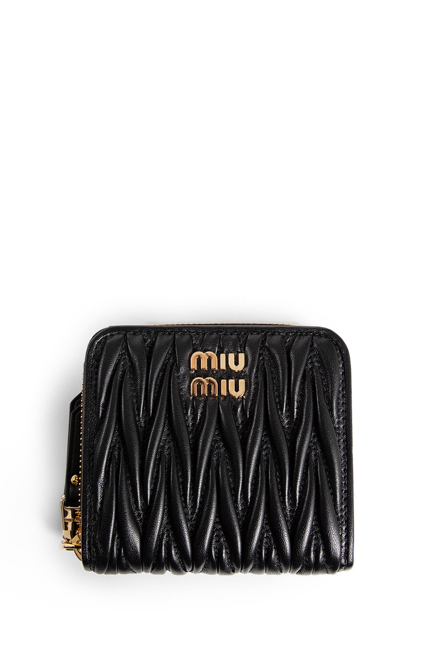 MIU MIU WOMAN BLACK WALLETS & CARDHOLDERS