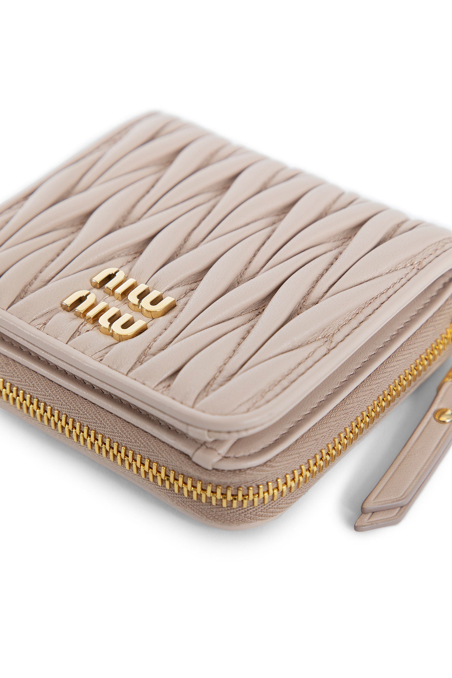 MIU MIU WOMAN PINK WALLETS & CARDHOLDERS