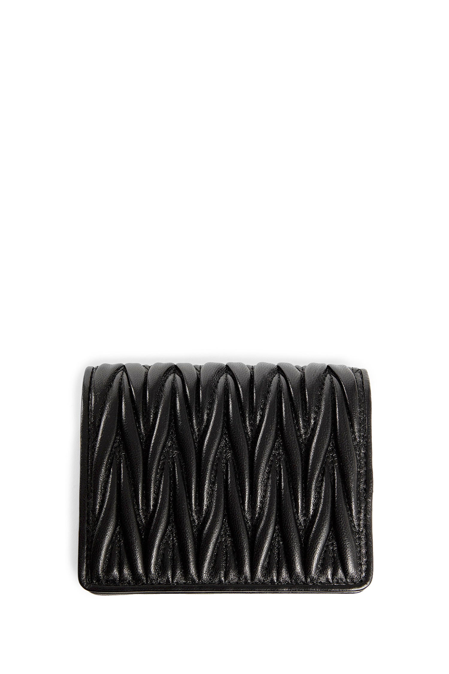 MIU MIU WOMAN BLACK WALLETS & CARDHOLDERS