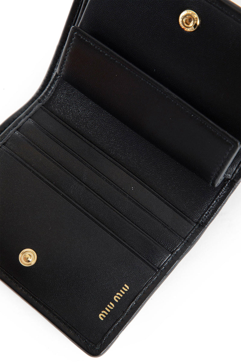Small Matelassé Nappa Leather Wallet - Antonioli.eu