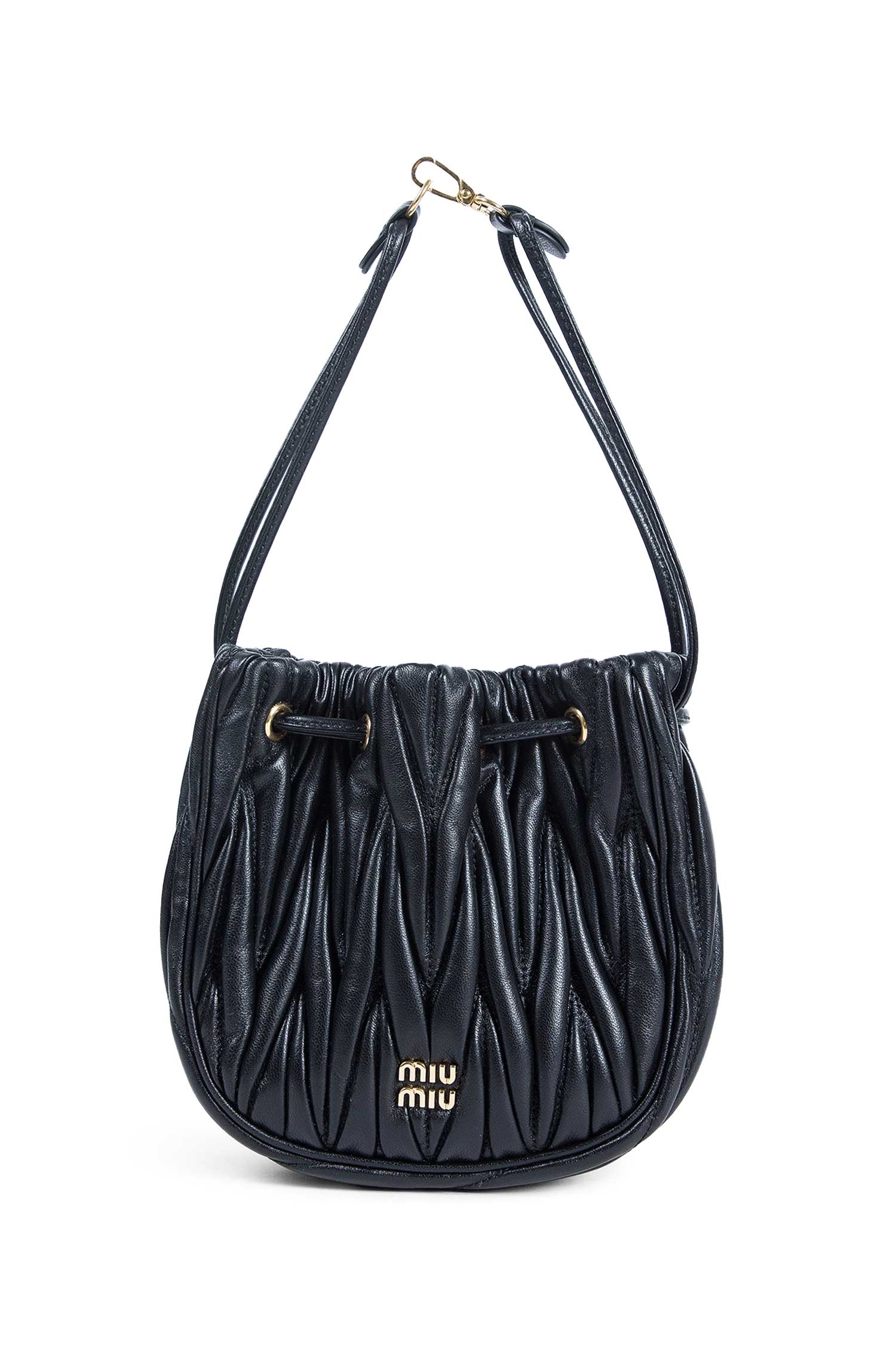 Matelassé Nappa Leather Pouch