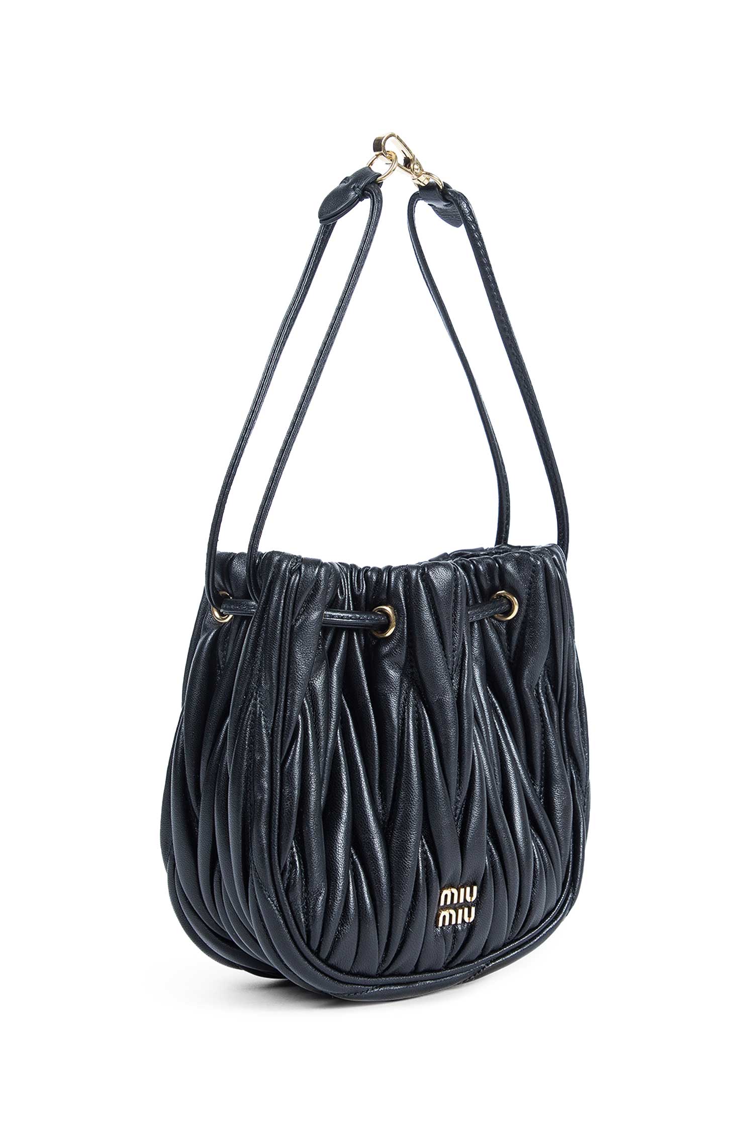 Matelassé Nappa Leather Pouch
