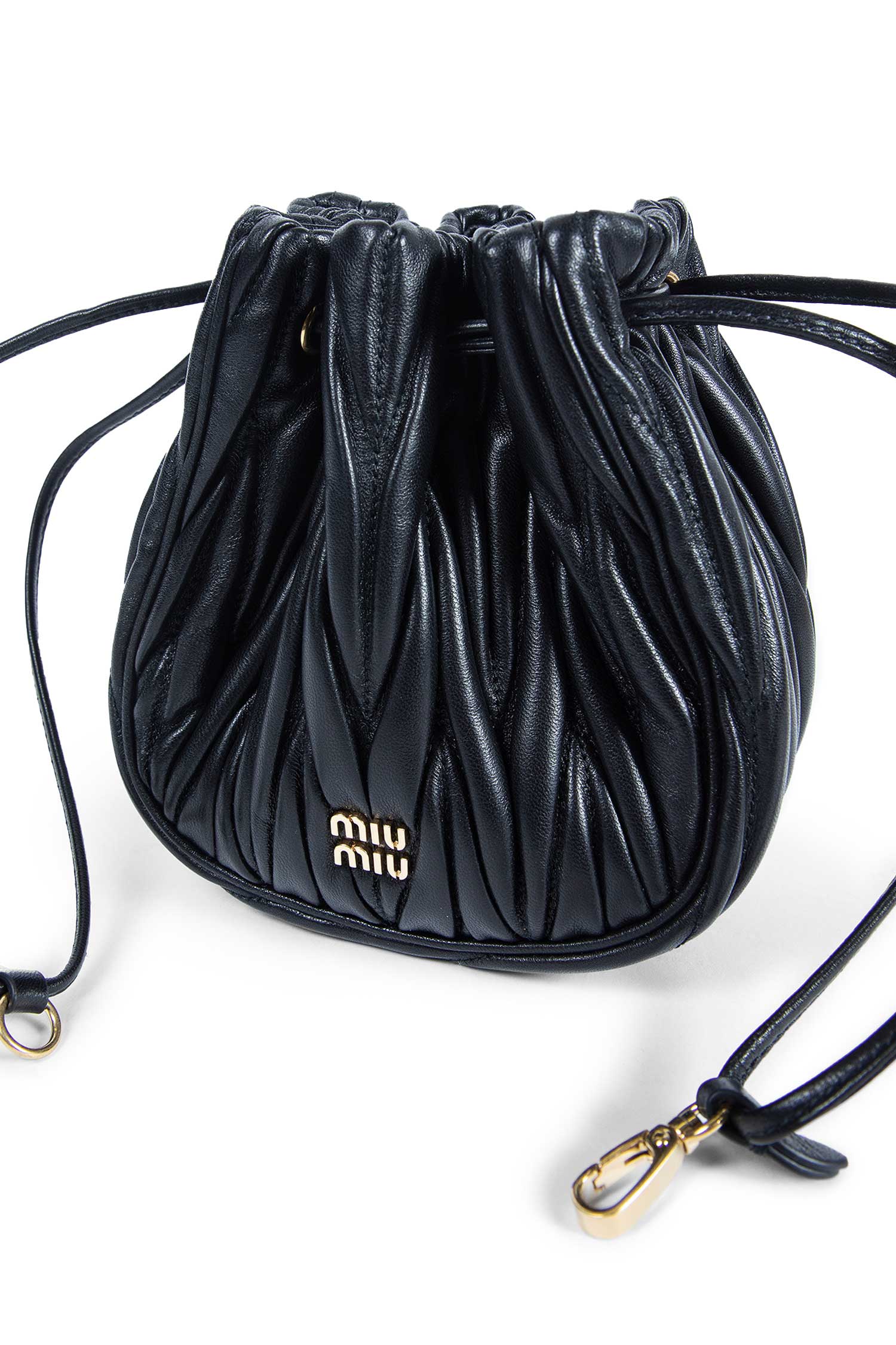 Matelassé Nappa Leather Pouch