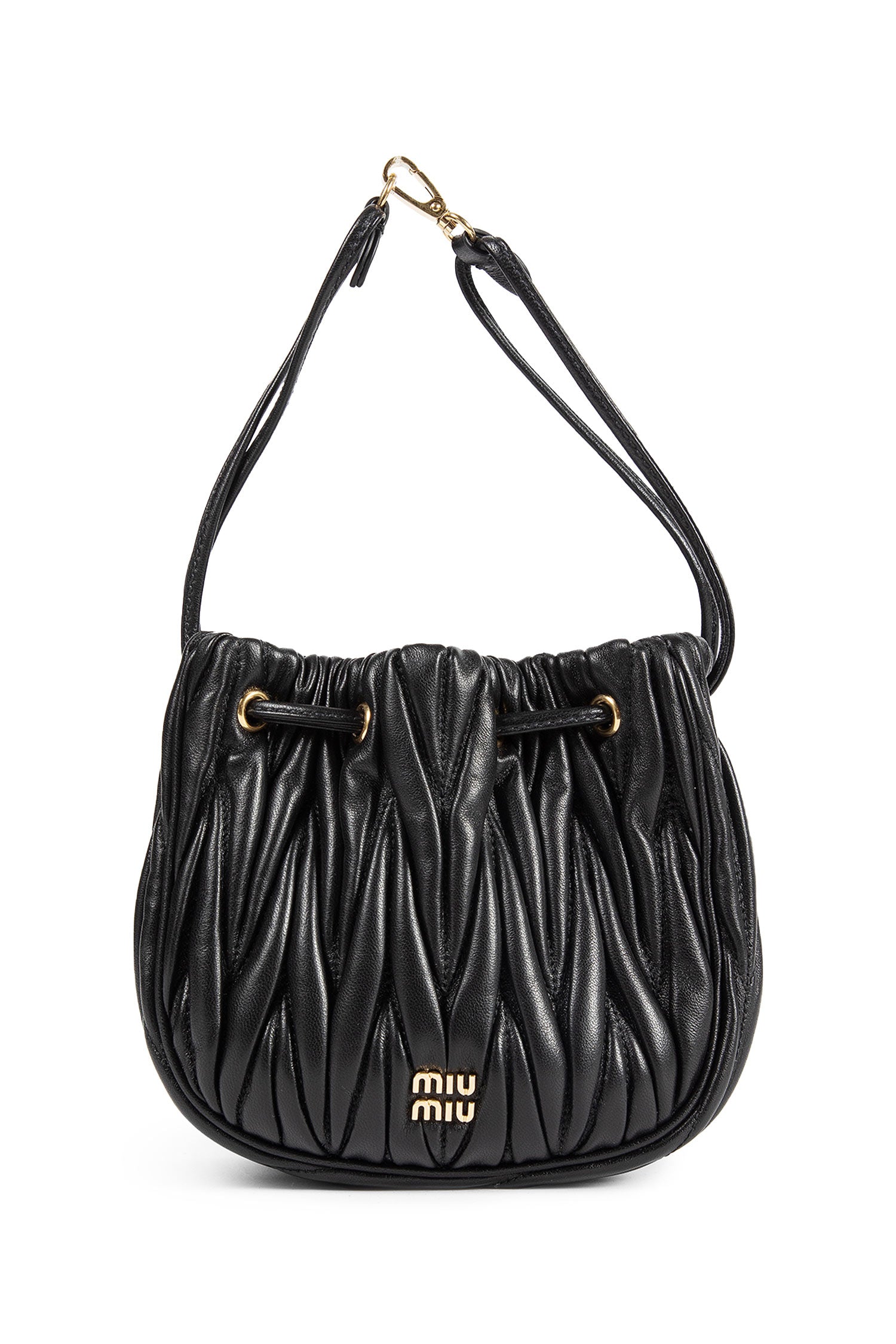 Matelassé Nappa Leather Pouch