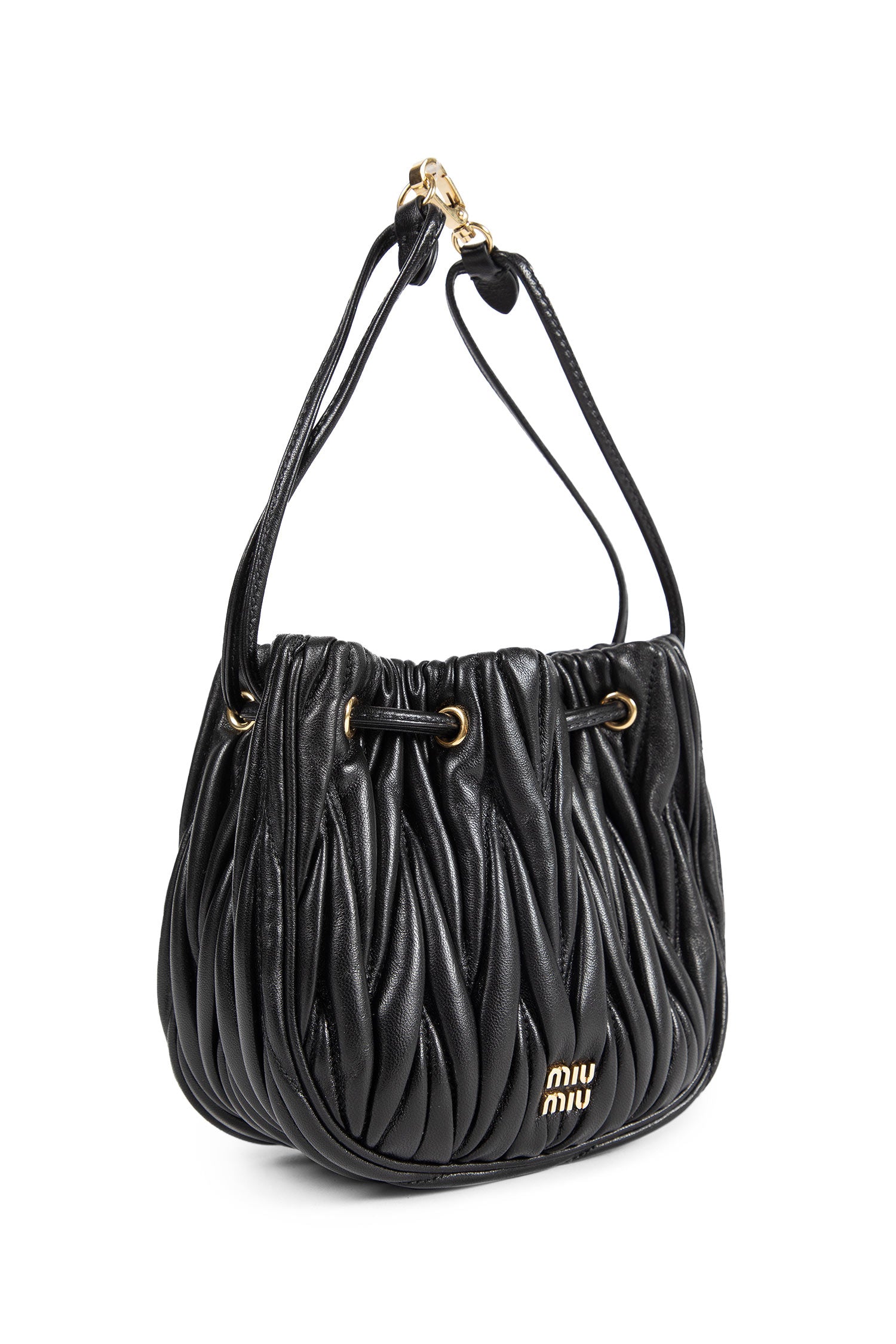 Matelassé Nappa Leather Pouch