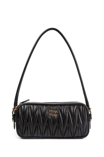 Pouch in nappa matelassé