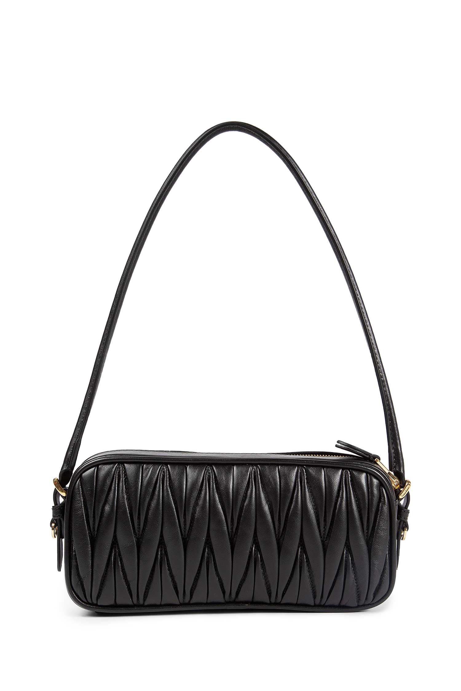 Pouch in nappa matelassé