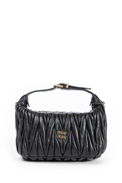 MIU MIU WOMAN BLACK MINI BAGS