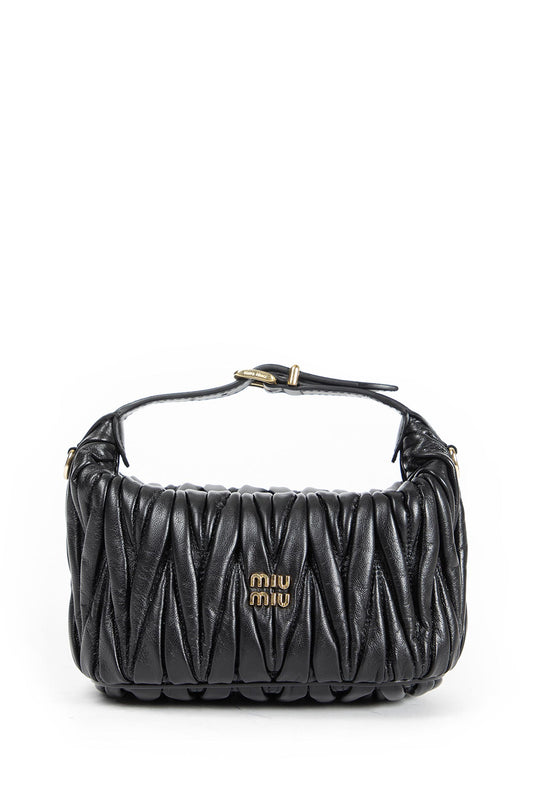 MIU MIU WOMAN BLACK MINI BAGS
