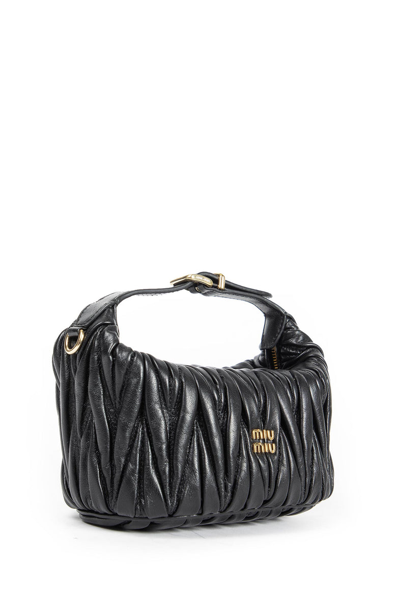 MIU MIU WOMAN BLACK MINI BAGS