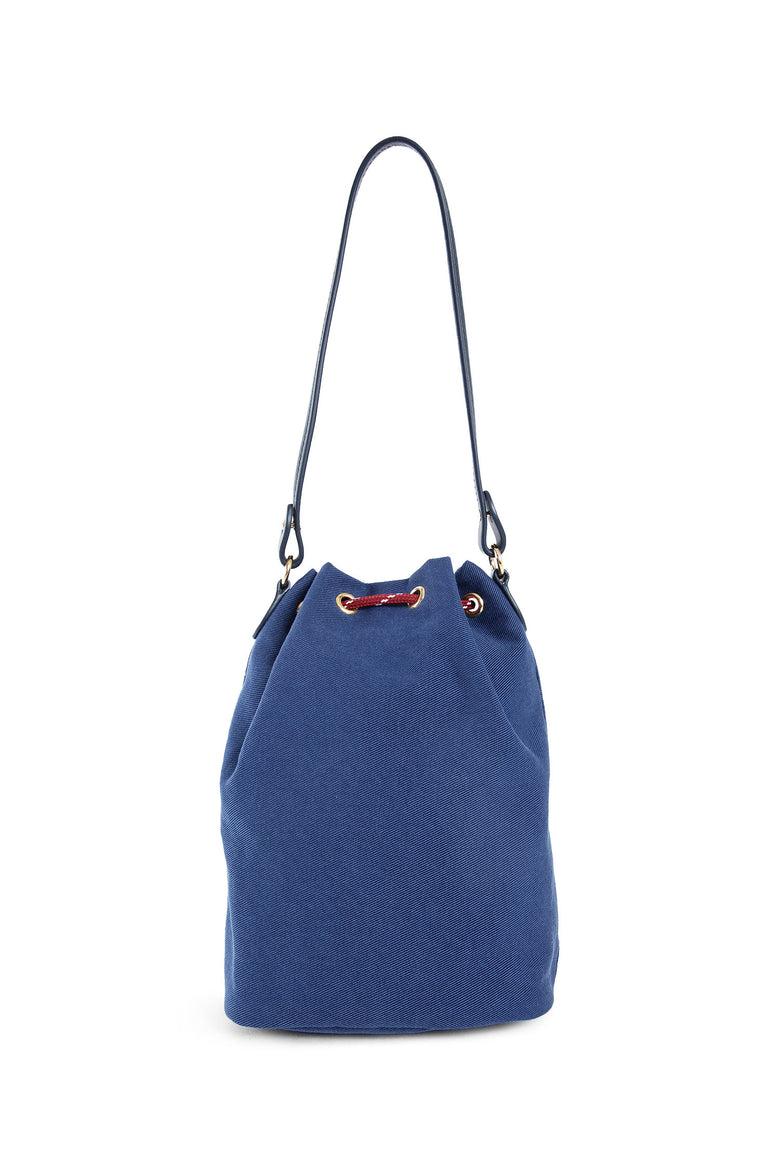 MIU MIU WOMAN BLUE MINI BAGS