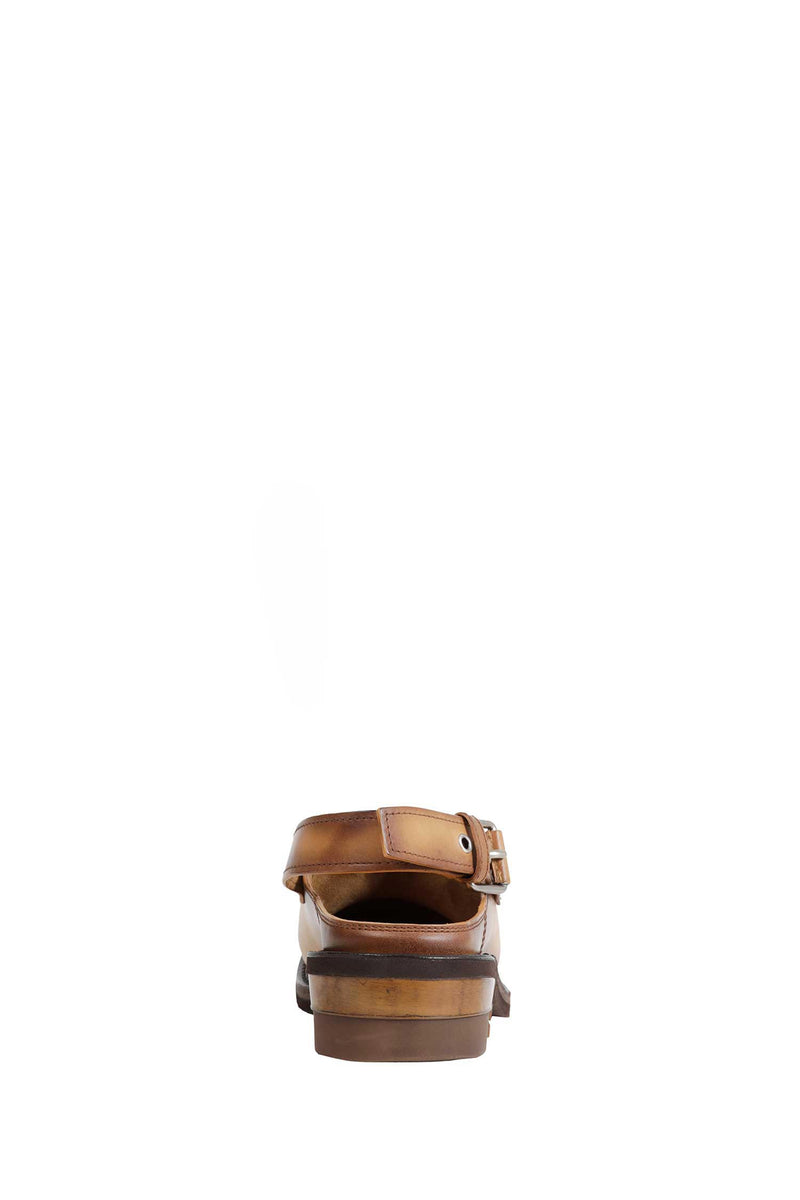 MIU MIU Foule Leather Mules woman