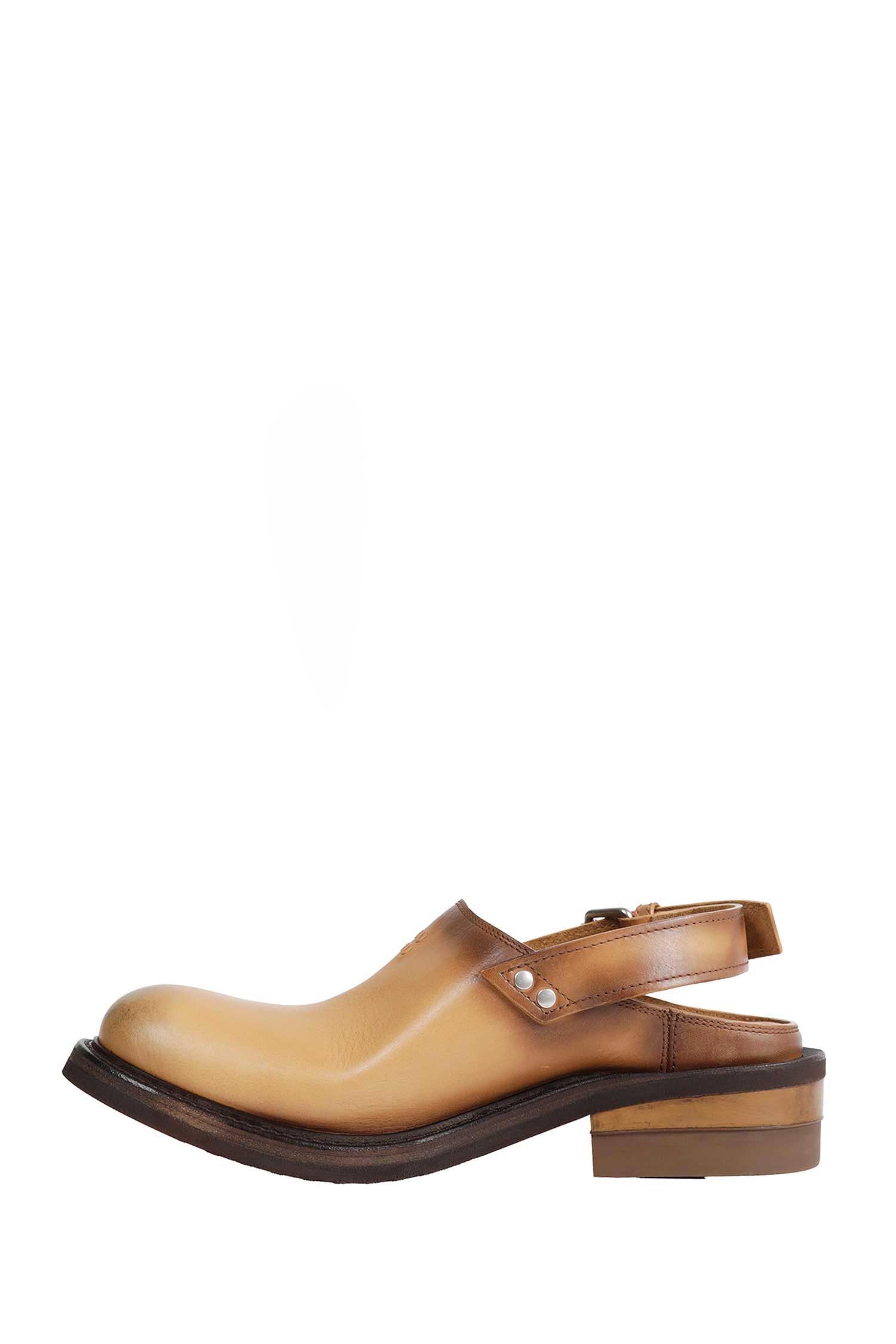 MIU MIU Foule Leather Mules woman