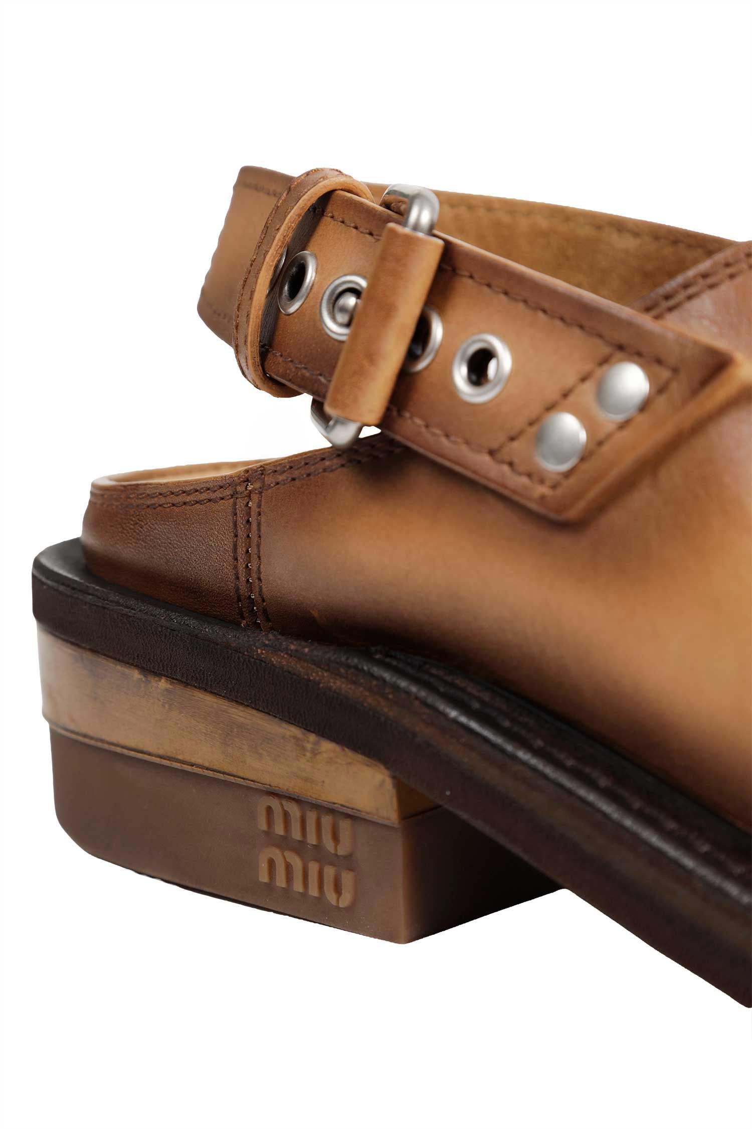 Foule Leather Mules