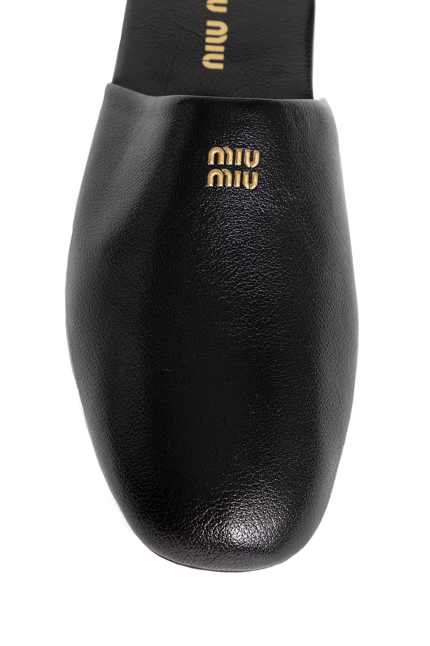 MIU MIU WOMAN BLACK MULES