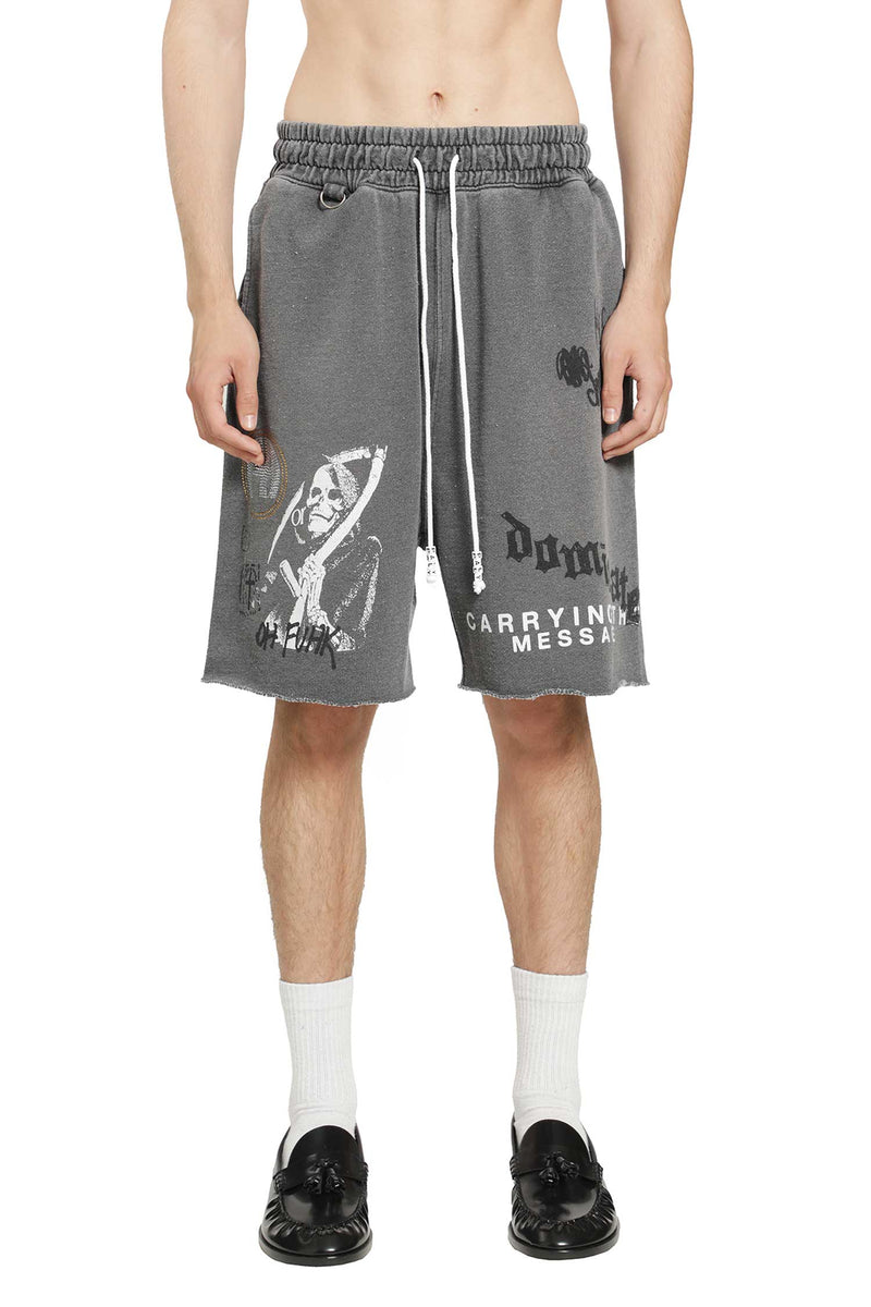 PALY HOLLYWOOD Carrying the Message Sweat Shorts man
