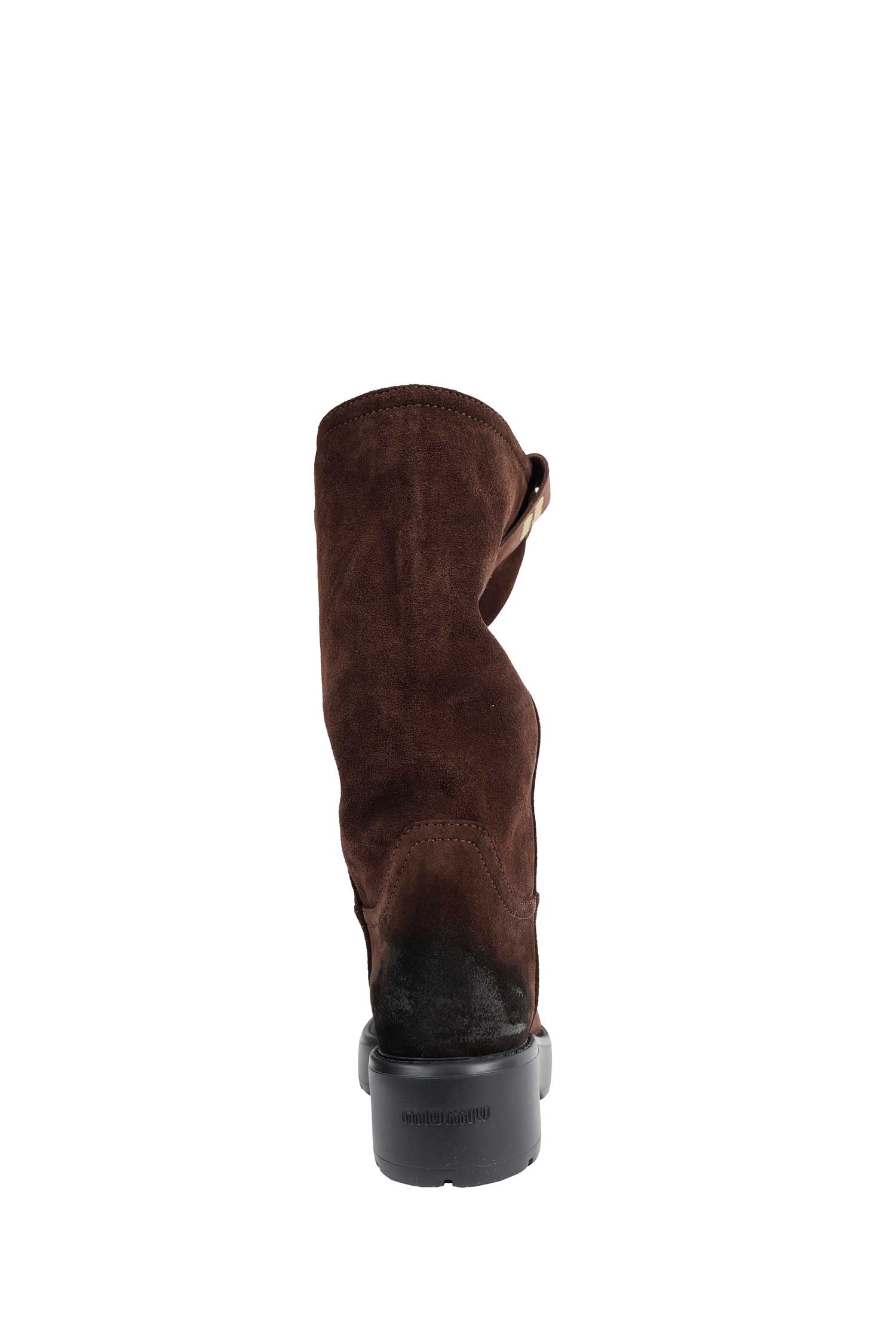 MIU MIU Foule Suede Boots woman