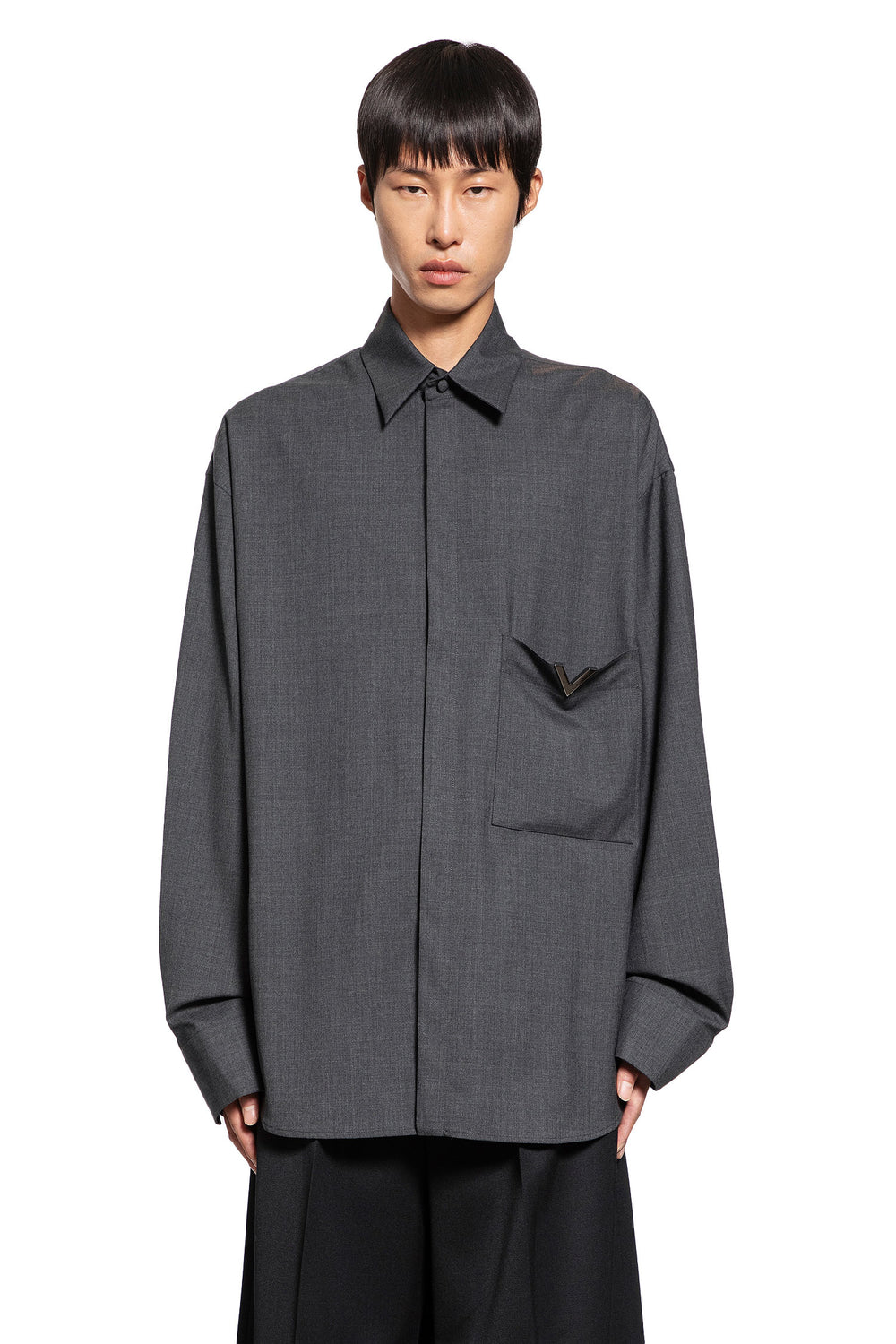 VALENTINO MAN GREY SHIRTS