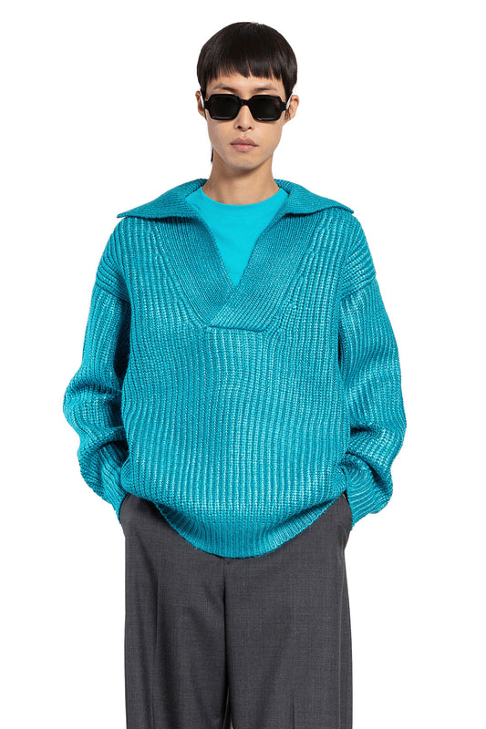 VALENTINO MAN BLUE KNITWEAR