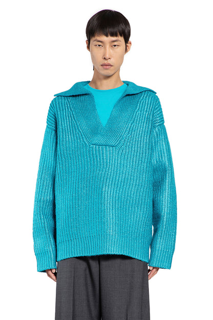 Antonioli VALENTINO MAN BLUE KNITWEAR