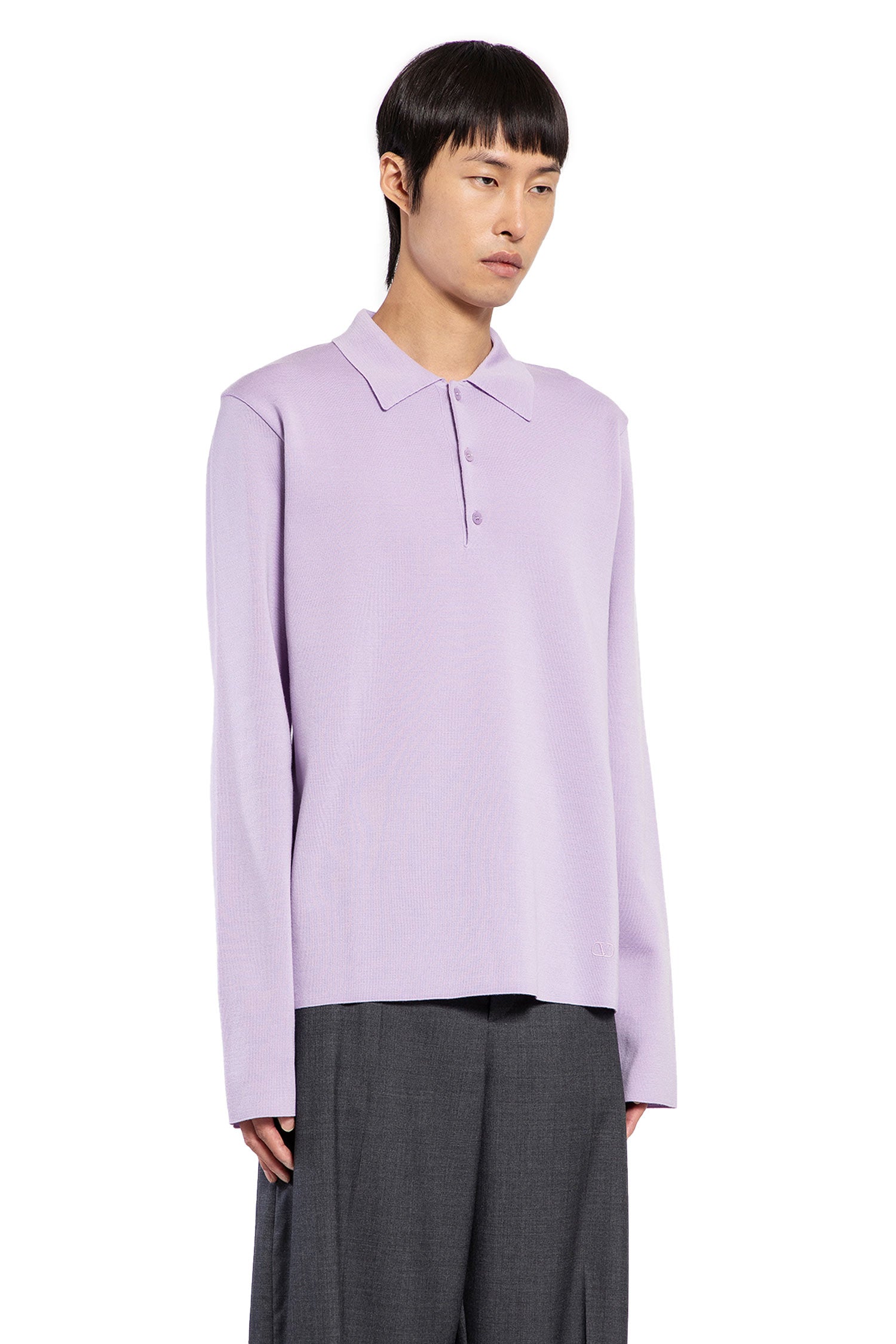 VALENTINO MAN PURPLE KNITWEAR