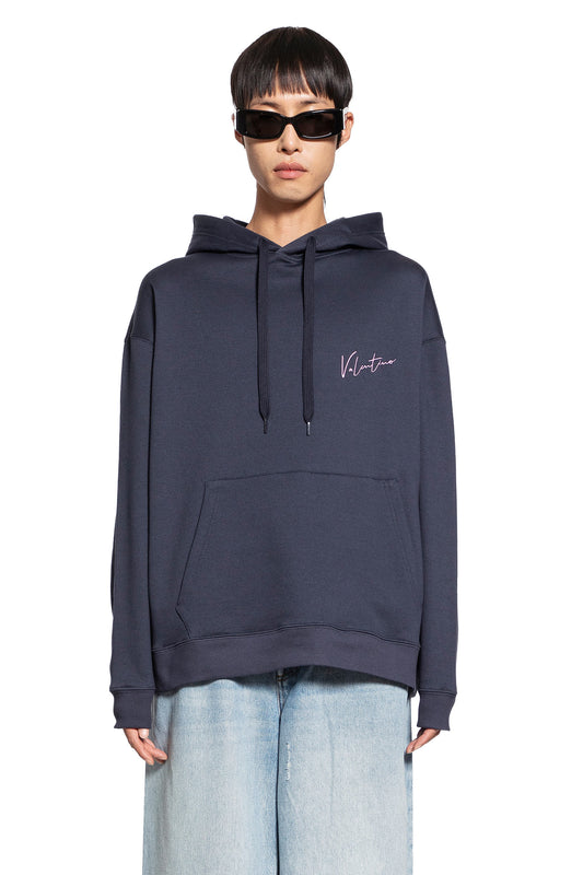 VALENTINO MAN BLUE SWEATSHIRTS