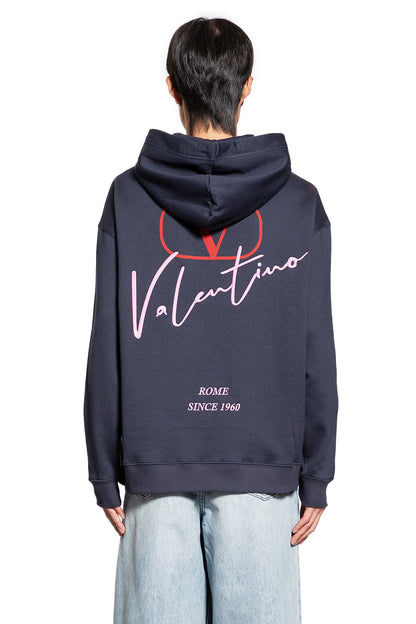 VALENTINO MAN BLUE SWEATSHIRTS