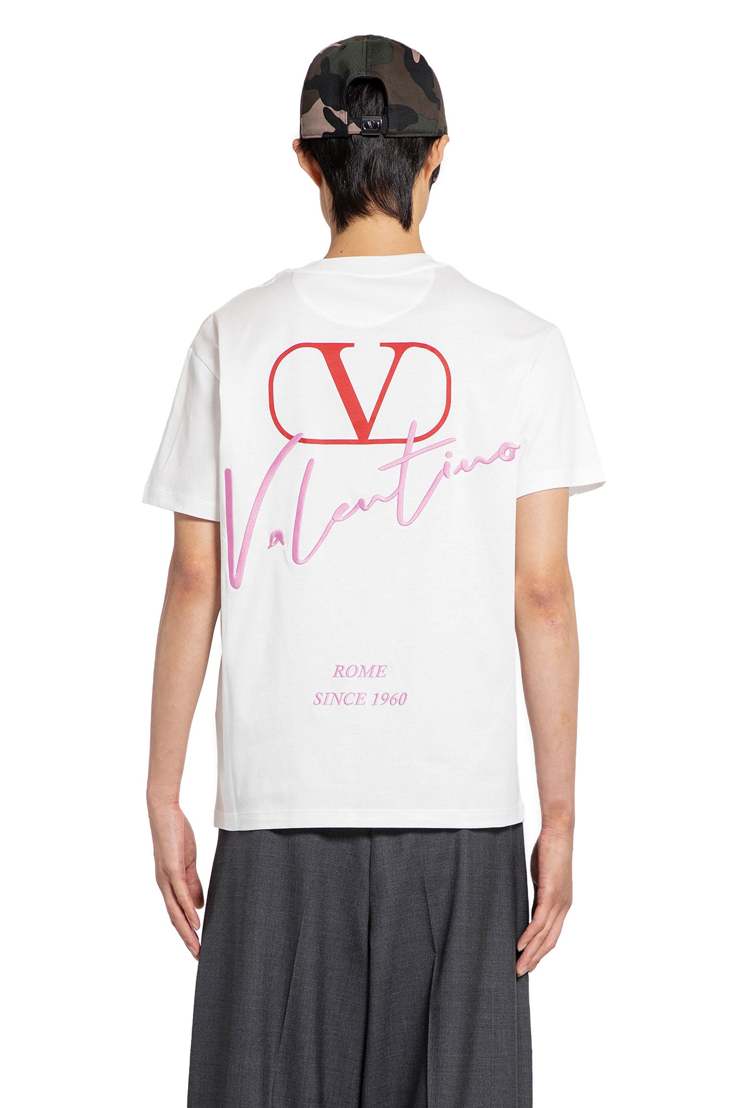 VALENTINO MAN WHITE T-SHIRTS & TANK TOPS