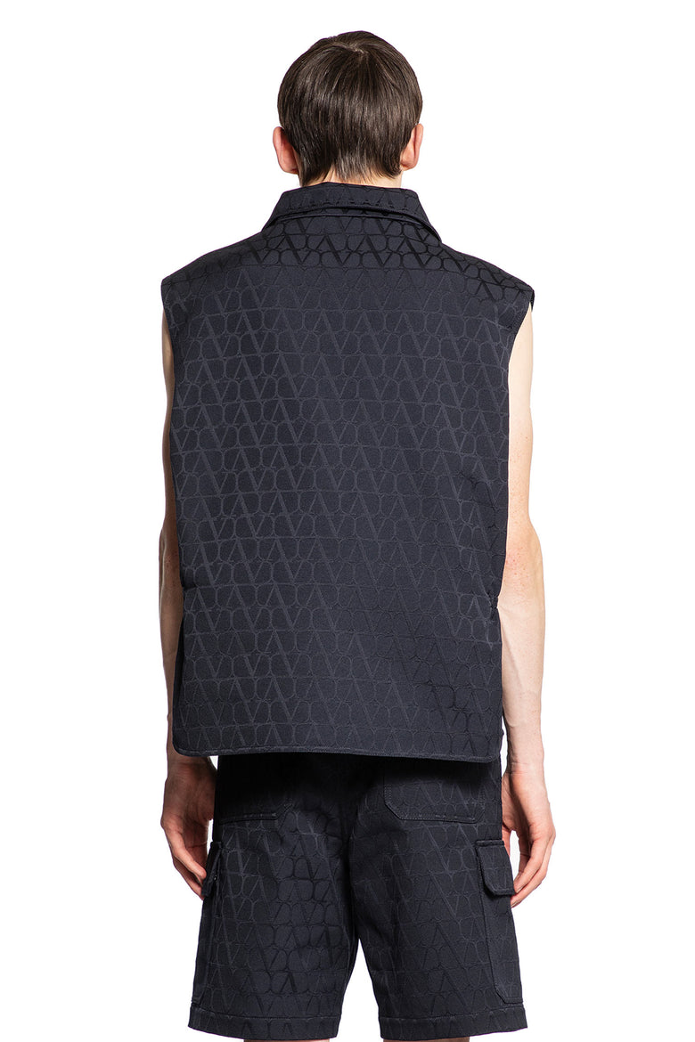 VALENTINO MAN BLACK VESTS