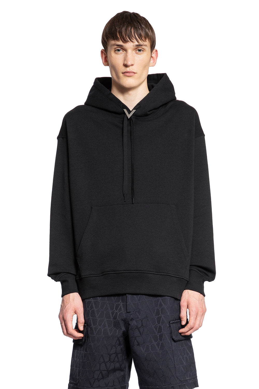 VALENTINO MAN BLACK SWEATSHIRTS