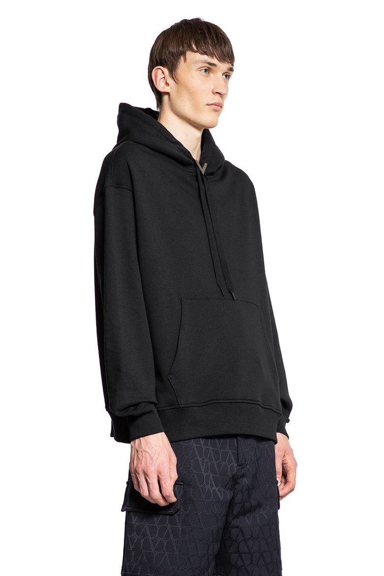 VALENTINO MAN BLACK SWEATSHIRTS