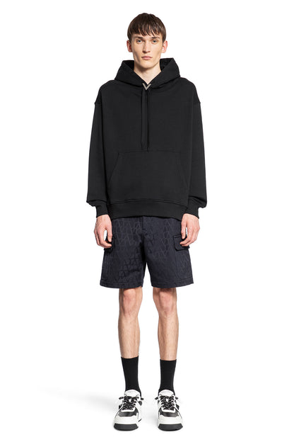 VALENTINO MAN BLACK SWEATSHIRTS