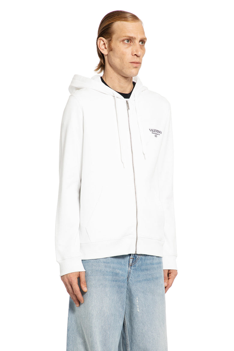 VALENTINO MAN WHITE SWEATSHIRTS