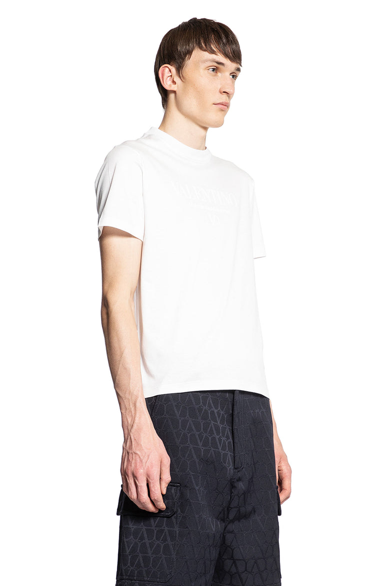 VALENTINO MAN WHITE T-SHIRTS & TANK TOPS