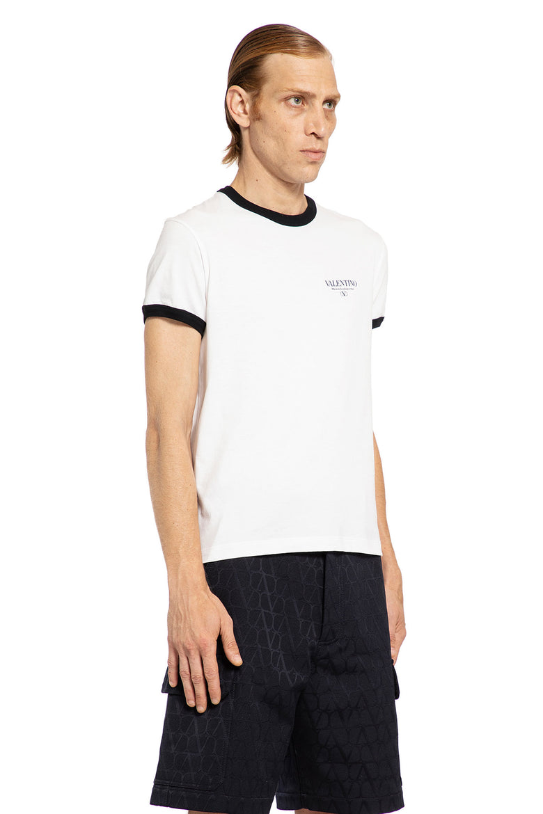 VALENTINO MAN BLACK&WHITE T-SHIRTS & TANK TOPS