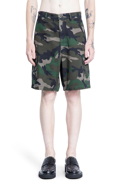 VALENTINO MAN GREEN SHORTS & SKIRTS