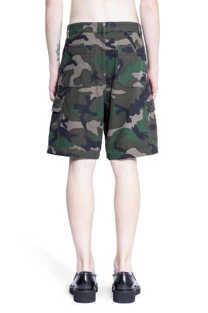 VALENTINO MAN GREEN SHORTS & SKIRTS