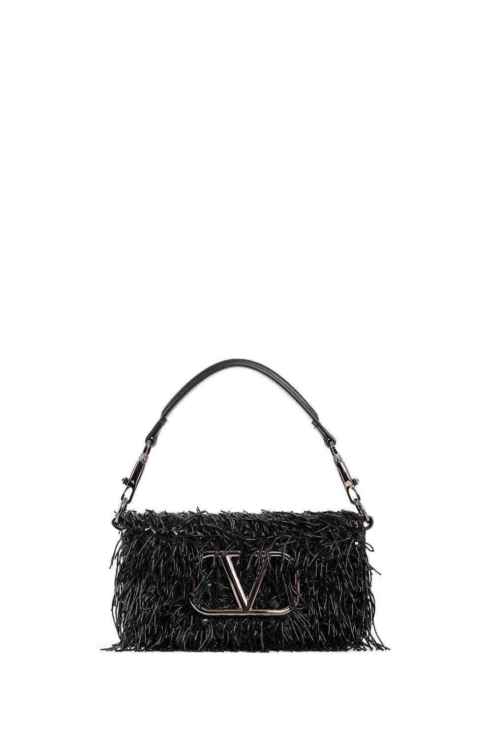 VALENTINO WOMAN BLACK TOP HANDLE BAGS