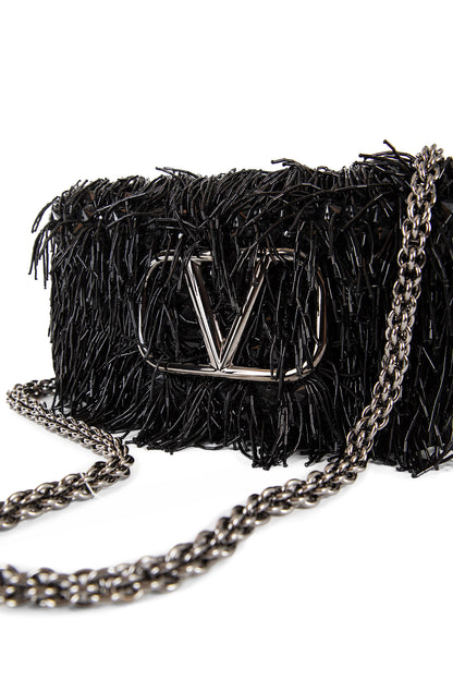 VALENTINO WOMAN BLACK CROSSBODY BAGS